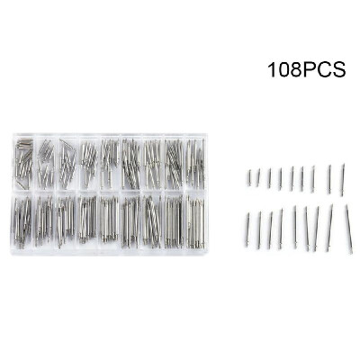 

72108144180216270288360Pcs Watch Spring Bar Link Pins Tool Watch Spring Bars Remover Repair Tool Kit Set