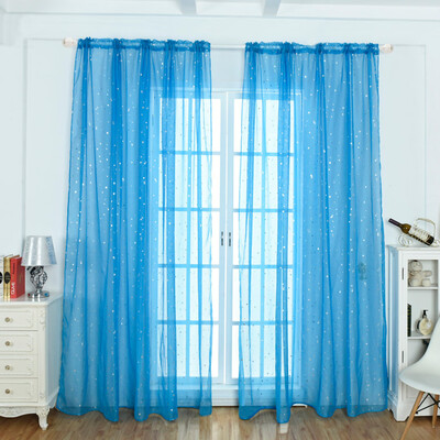 

Toponeto 1Pcs Solid Window Curtain Drape Panel Daylight Protection Sheer Scarf Valances