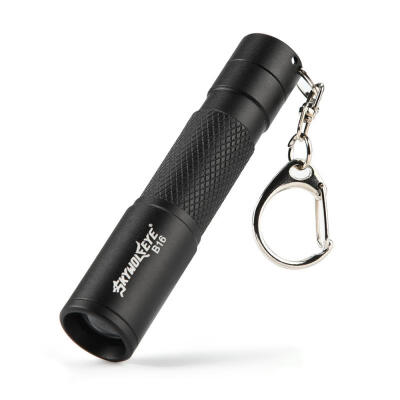 

Oasismall Mini LED Zoomable Flashlight Adjustable Focus Lighting Torch For Outdoor Camping Hiking