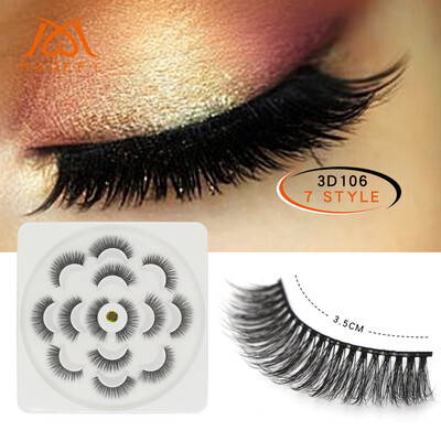 

〖Follure〗7Pair Luxury 3D False Lashes Fluffy Strip Eyelashes Long Natural Party
