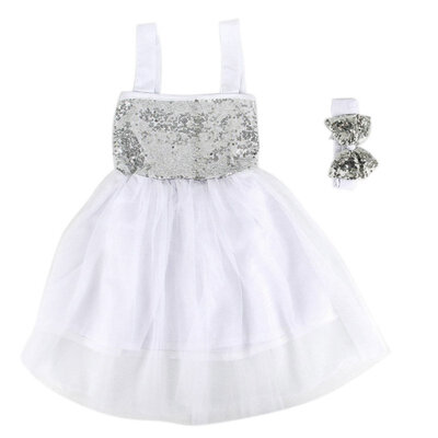 

Baby Girl Dress Flower Girl Princess Sequins Dress Toddler Baby Wedding Fancy Party Tutu Dresses Hot