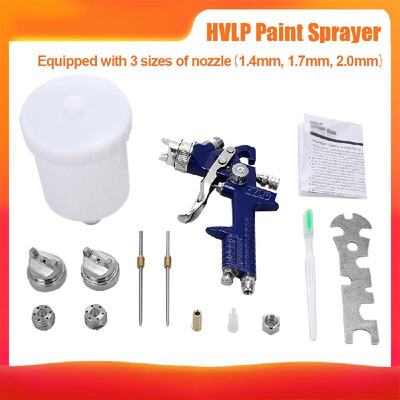 

Mini Air Paint Spray Tool Set HVLP Car Aluminium Alloy Handy High Atomisation Sprayer for All Auto Paint with 14mm 17mm 20mm No