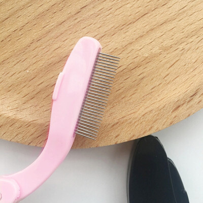 

〖Follure〗Folding Eyelash Comb Lash Separator Mascara Lift Curl Metal Brush Beauty Makeup