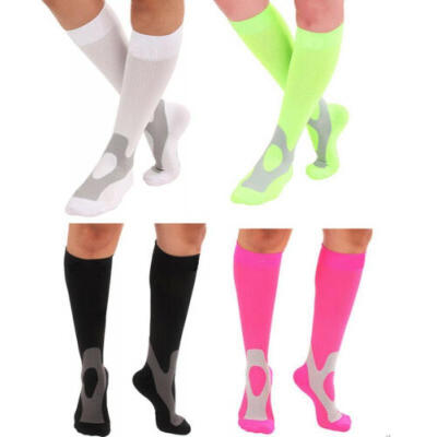 

Sports Compression Socks Knee High 20-30mmHg Graduated Support Stockings Running