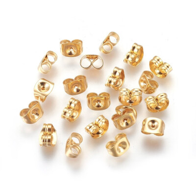 

304 Stainless Steel Ear Nuts Golden 6x45x35mm Hole 07mm