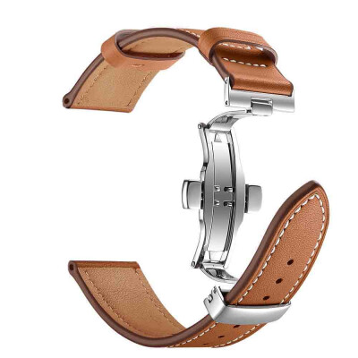 

〖Follure〗Butterfly buckle Leather Wrist Watch Strap Band For IWatch Apple Watch 38mm