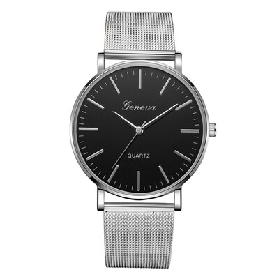 

〖Follure〗Fashion Casual Unobtrusive Simple Single Business Net With Strap Mens Watch