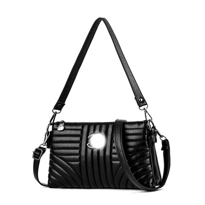 

2019 new Korean version of the cool fashion casual womens bag Messenger bag simple shoulder diagonal pouch