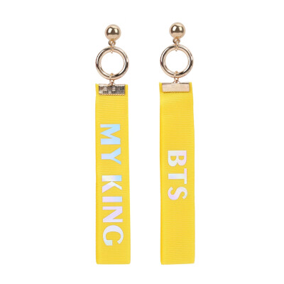 

Kpop BTS Bangtan Boys Member Jimin SUGA Unisex Earrings for ARMY