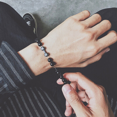 

Dumbbell Ring Mens Handornaments Jewelry Mens Chaozhou Sandalwood Beads Mens Bracelet Personality Bracelet
