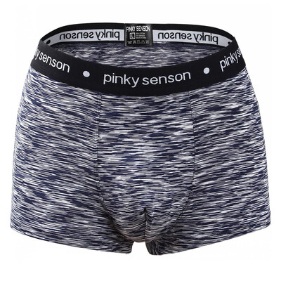 

Tailored Mens Sexy Underwear Transparent Through Shorts Hot Stripe Print Underpants