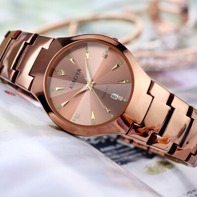

Fashion casual atmosphere watch male students Korean version of simple womens watches luminous ultra thin quartz watches lovers w
