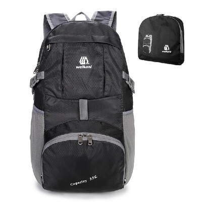 

Lightweight Nylon Foldable Backpack Water-resistant Backpack Folding Bag Portable Men Women Backpack for Travel Camping Hiking