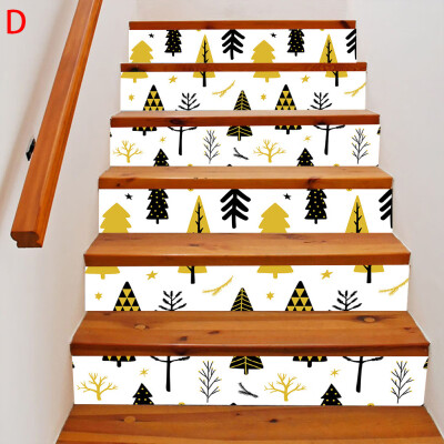 

〖Follure〗2019 New Furniture Decoration Stair Stickers Christmas Stair Stickers