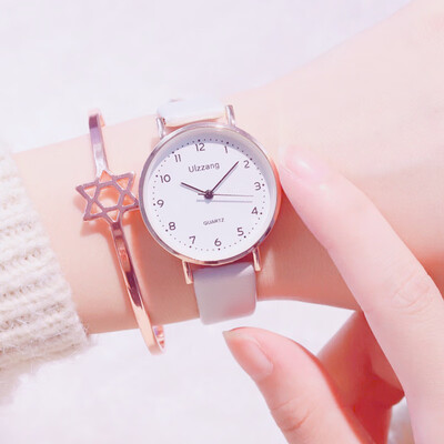 

Ins Korean version of ulzzang simple watch Female Xiao Qingxin literary&art students Mori Harajuku College style leisure atmos