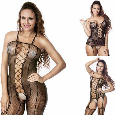 

Women Lace Lingerie Nightwear Open Underwear G-string Babydoll Sleepwear Dress