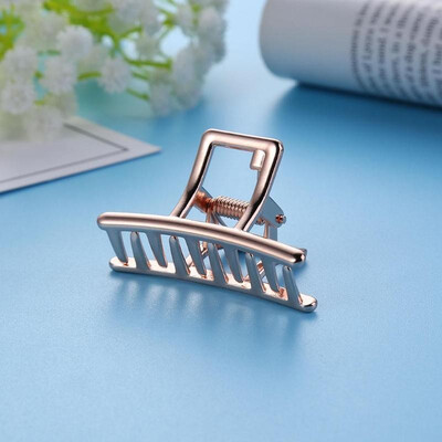 

Fashion Hair Clips Geometric Rectangle Hairpins Metal Hairdressing Tool