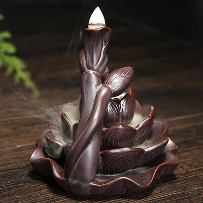 

Greensen Ceramic Incense Holder Censer Smoke Backflow Incense Burner Decor Ornament