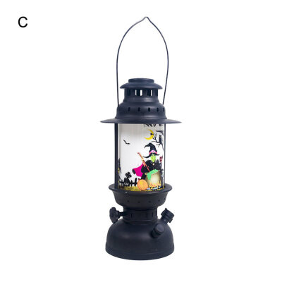 

Handheld Pumpkin Witch Haunted House LED Lantern Light Lamp Halloween Decor