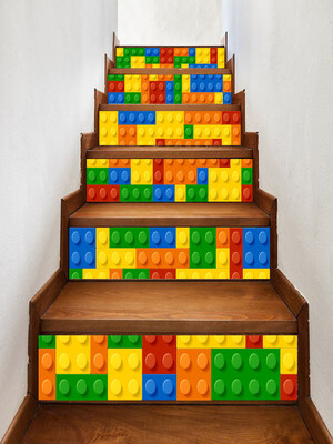 

〖Follure〗DIY Steps Sticker Removable Stair Sticker Home Decor Ceramic Tiles Patterns