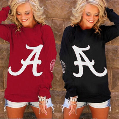 

Fashion Blouse Loose Cotton Blouse Tops Women Casual Long Sleeve T-Shirt