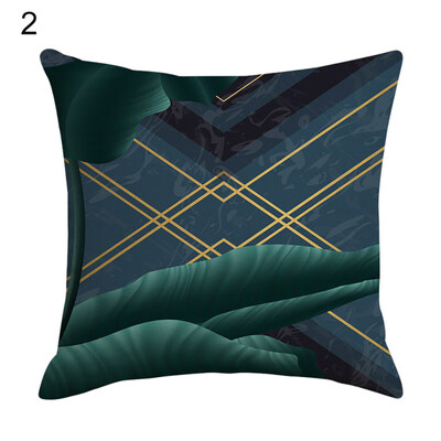 

Fresh Leaves Linen Pillow Case Cushion Cover Sofa Bed Car Cafe Office Decoration