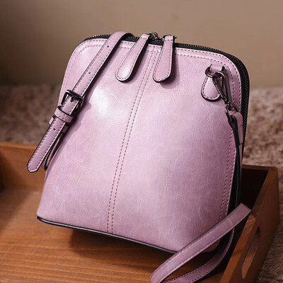 

2018 genuine leather womens shoulder bags womens shell crossbody bag famous brand designer ladies shoulder messenger bags