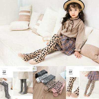 

Baby Toddler Infant Kids Girls Cotton Leopard Pantyhose Socks Stockings Tights