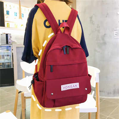 

Ins style schoolbag female Korean version of high school students simple forest department junior high school girls large capacity
