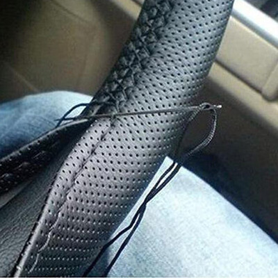 

DIY Imitation Leather Soft Car Steering Wheel Cover W Needles Thread 35cm1378