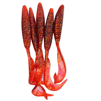 

Saidsome Fishing Bait Soft Lure Belly Chest Fork Dice Simulation Maggots 5pc bag fishing bait fishing lure