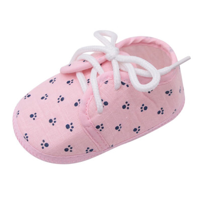 

0-18M 3 Colors First Walkersly Fashion Baby Girls Soft Casual Shoes Kids Print Toddler Shoes Baby Shoes