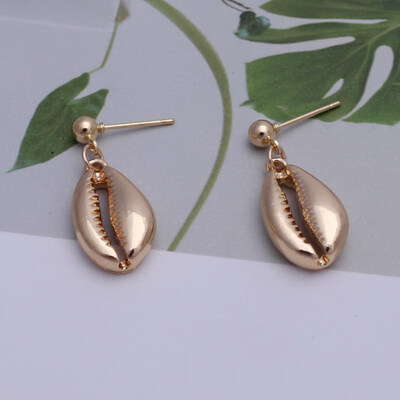 

EK649 Big Shell Drop Earrings For Women Creative Starfish Conch Cowrie Hanging Brincos Statement Earrings Boho Beach Jewelry