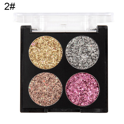 

HANDAIYAN Glitter Star Sequins Pearlescent Eyeshadow Palette Long Lasting Makeup