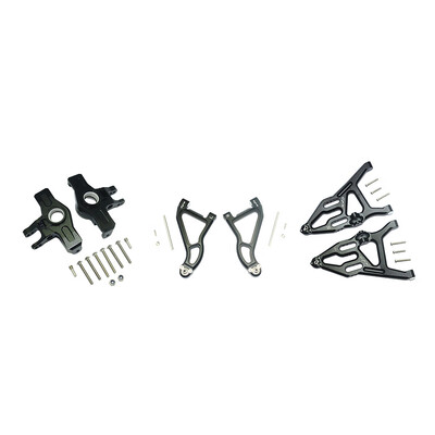 

Tailored Aluminum Front Upper&Lower ArmsKnuckle Arms Set For TRAXXAS 17 UDR RC Car