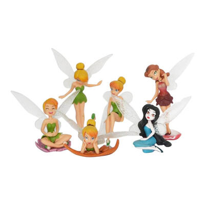 

6pcsset Fairy Flower Dollhouse DIY Ornaments Miniatures Figurine Toy Craft