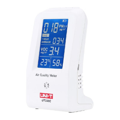 

UNI-T UT-338C High Precision Indoor VOC PM25 Data Logger Detector Air Monitor Thermometer Hygrometer
