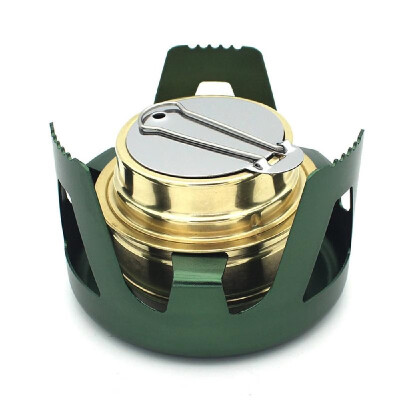 

Copper Alloy Portable Mini Ultra-light Spirit Burner Alcohol Stoves Outdoor Camping Hiking Stoves Furnace