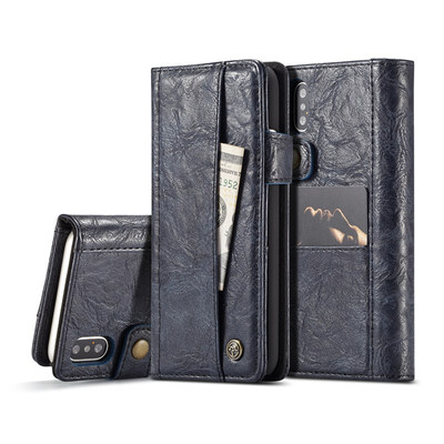 

CaseMe New Fashion Flip Leather Stand Wallet Case For iphone Xs Max 65 inch CASE Magnetic Card Slot Phone Cover Cases