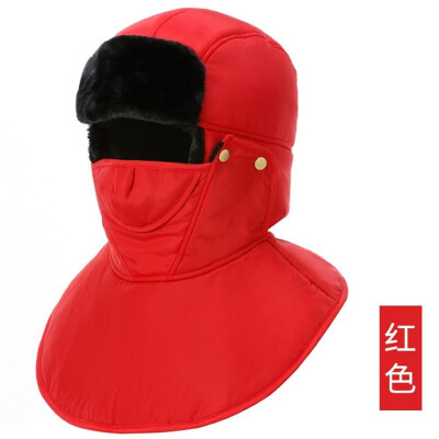 

Winter cycling cotton cap man outdoor winter thickening warm electric car windproof winter hat