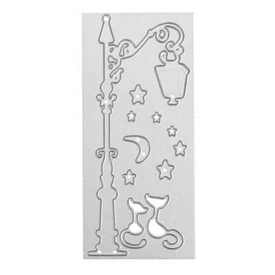 

Street Lamp DIY Metal Stencil Scrapbook Craft Embroidery Cutting Die