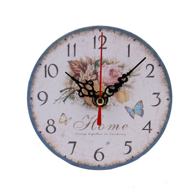 

Gobestart Vintage Style Antique Wood Wall Clock for Home Kitchen Office