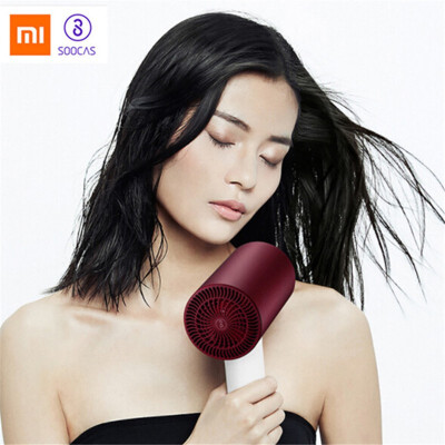 

Xiaomi SOOCAS H3S Upgraded Version Anion Hair Dryer Negative Ion 360-degree Rotatable Red 1800W Quick Dry Hair Dryer