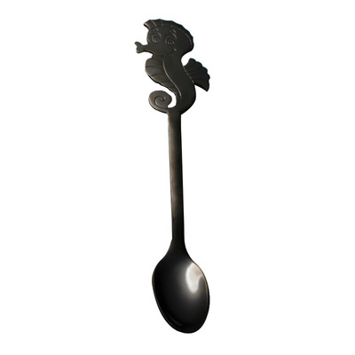 

Toponeto Cute Seahorse Long Handle Spoons Flatware Coffee Drinking Tools Kitchen Gadget