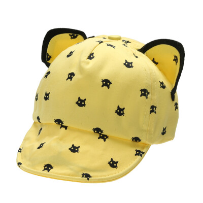 

Lovely Cat Sunhat baby Kids Baseball Cap Children Cartoon Peaked Cap