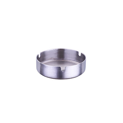 

Toponeto Stainless Steel High Temperature Resistant Drop Resistant Round Design Ashtray