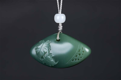 

WANYANSHAOHUA Xinjiang Hetian Biyu pendant jewelry accessories 15588-18385