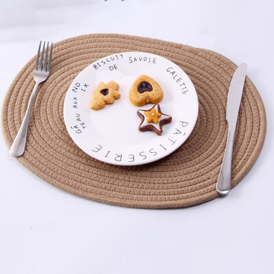 

Hand-Woven Cotton Rope Thickening Anti-Scalding Insulation Pad Heat-Resistant Table Mat Coasters Bowl Mat Creative Home