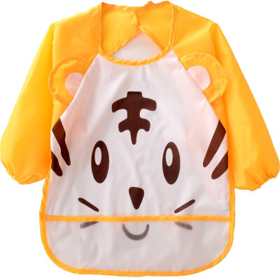 

9 Colors Cute Cartoon Children Bib Printed Long Sleeve Baby Bib Infant Waterproof Apron Clothing 1-3T