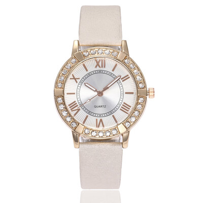 

Belt watch multicolor Roman scale diamond watch